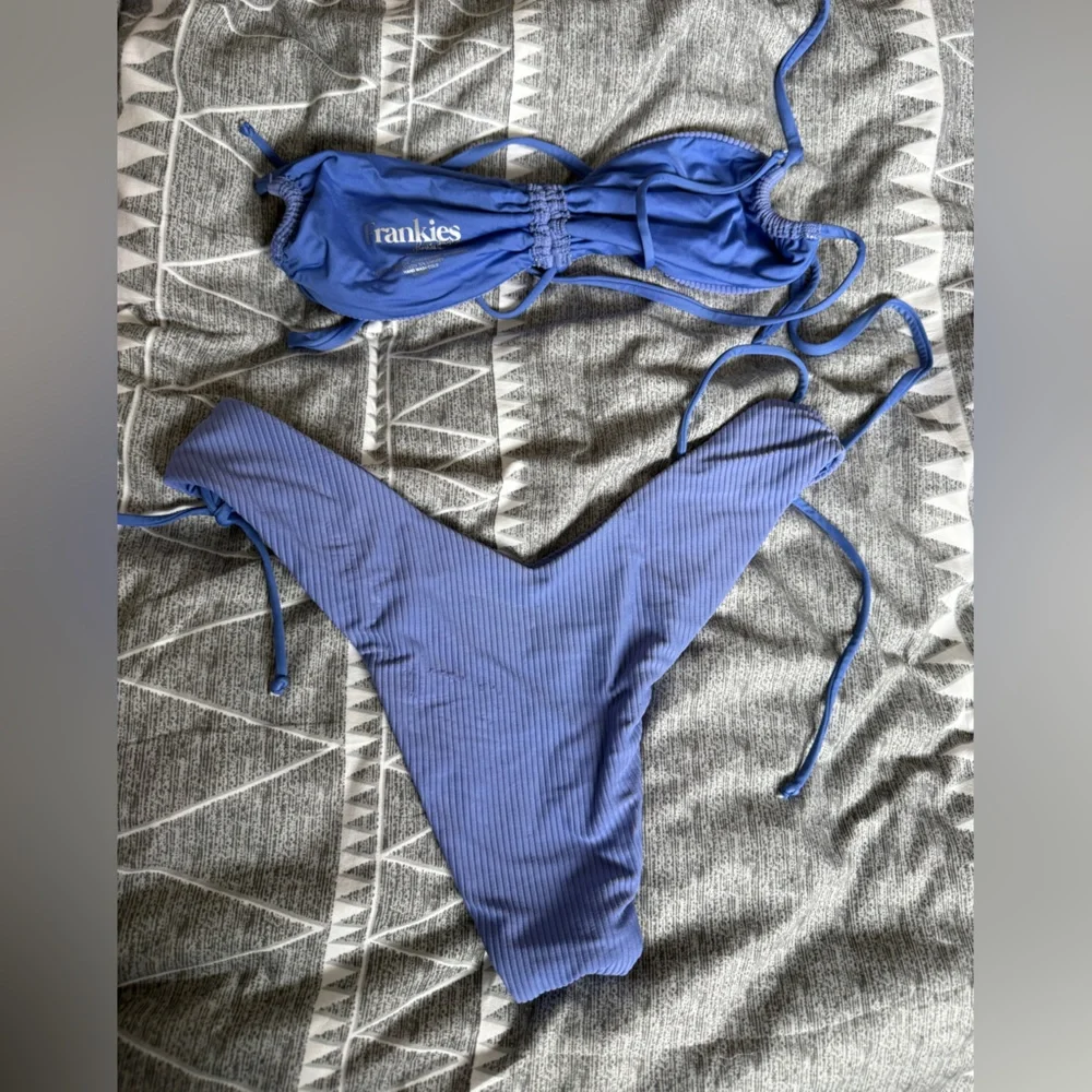 Frankie's Bikinis Vibrant Blue Set